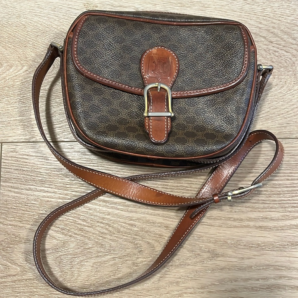 Vintage Celine Macadam Crossbody